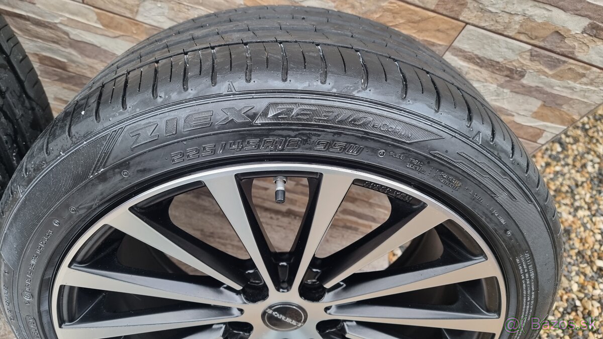 Predám elektrony orginal BORBET, 5x114 8,5Jx18 ET 45,225/45 - 6