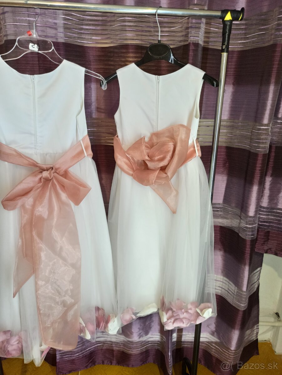Predám dievčenské šaty 2 ks - 6