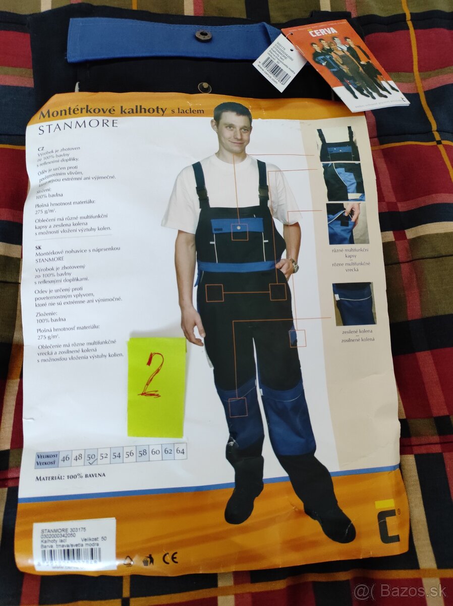 Pracovný odev -nohavice - 6