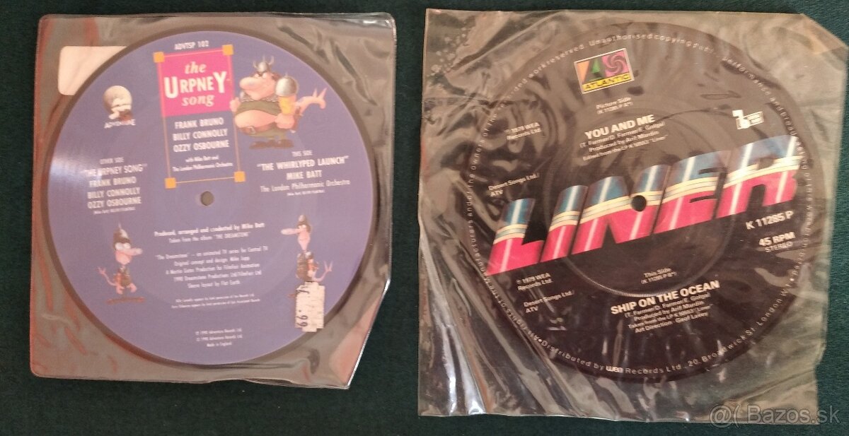 Gramofonové platne SP malé single 7" - 6