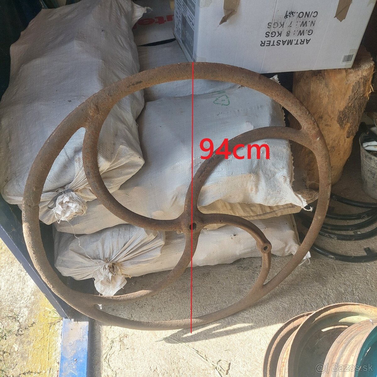 Liatinové kolesá na studňu - 6