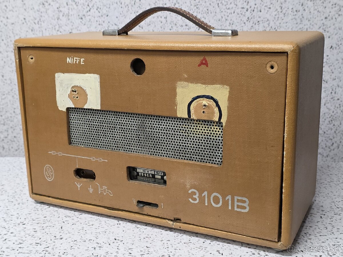 ☆ starožitné elektronkove radio Tesla 3101B - 6