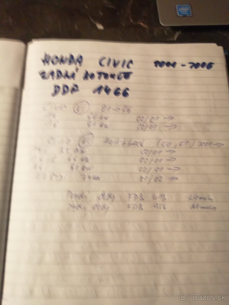 HondaProdám nové přední, zadní brzdové kotouče značky Ferodo - 6