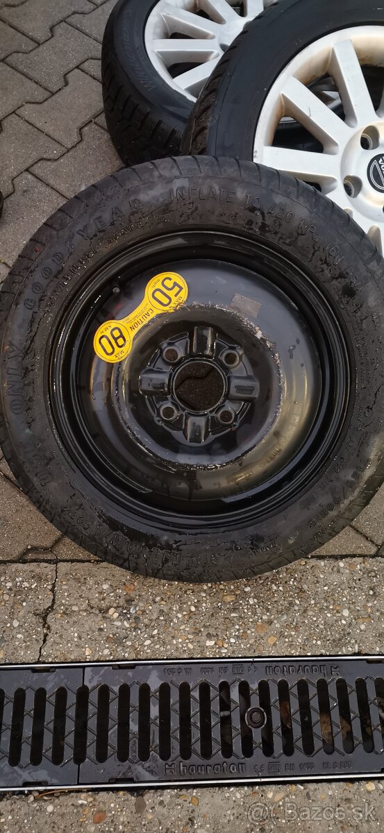 Predam rezervne koleso na volvo s40, V40, rozteč 4x114,3 - 6