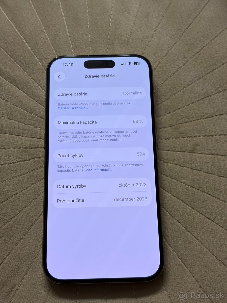 iPhone 15 Pro 256GB Natural Titanium - 6