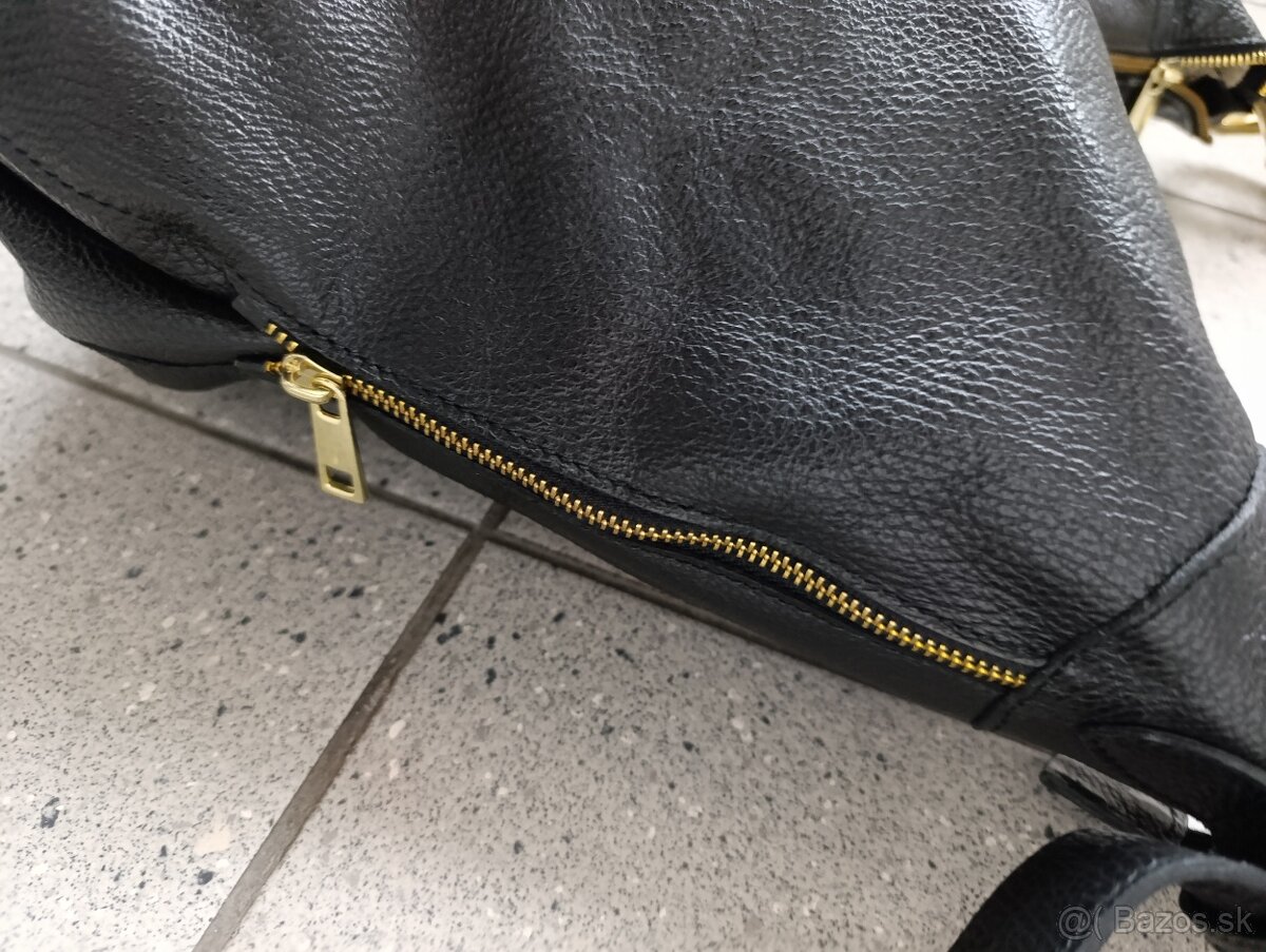 Krásna kožená kabelka MASSIMO CONTTI - 6