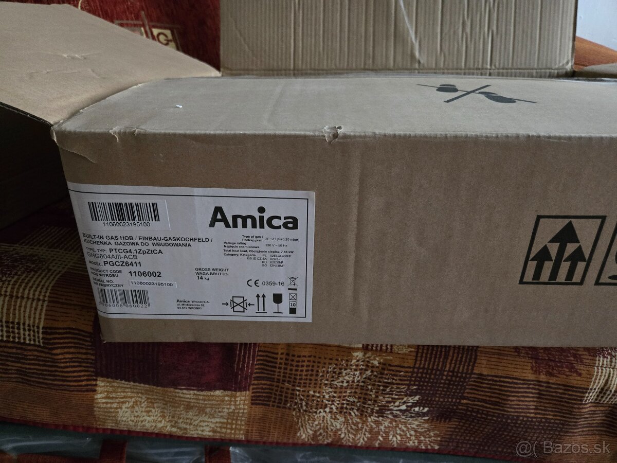 Plynová vstavaná varná doska - 6