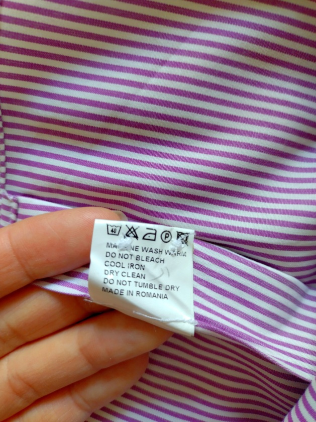 Nová pružkovana,pasikavá pánska,chlapcenska košeľa velkost L - 6