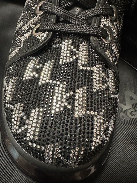 Krásne kožené topánky s kamienkami Karl Lagerfeld originál - 6