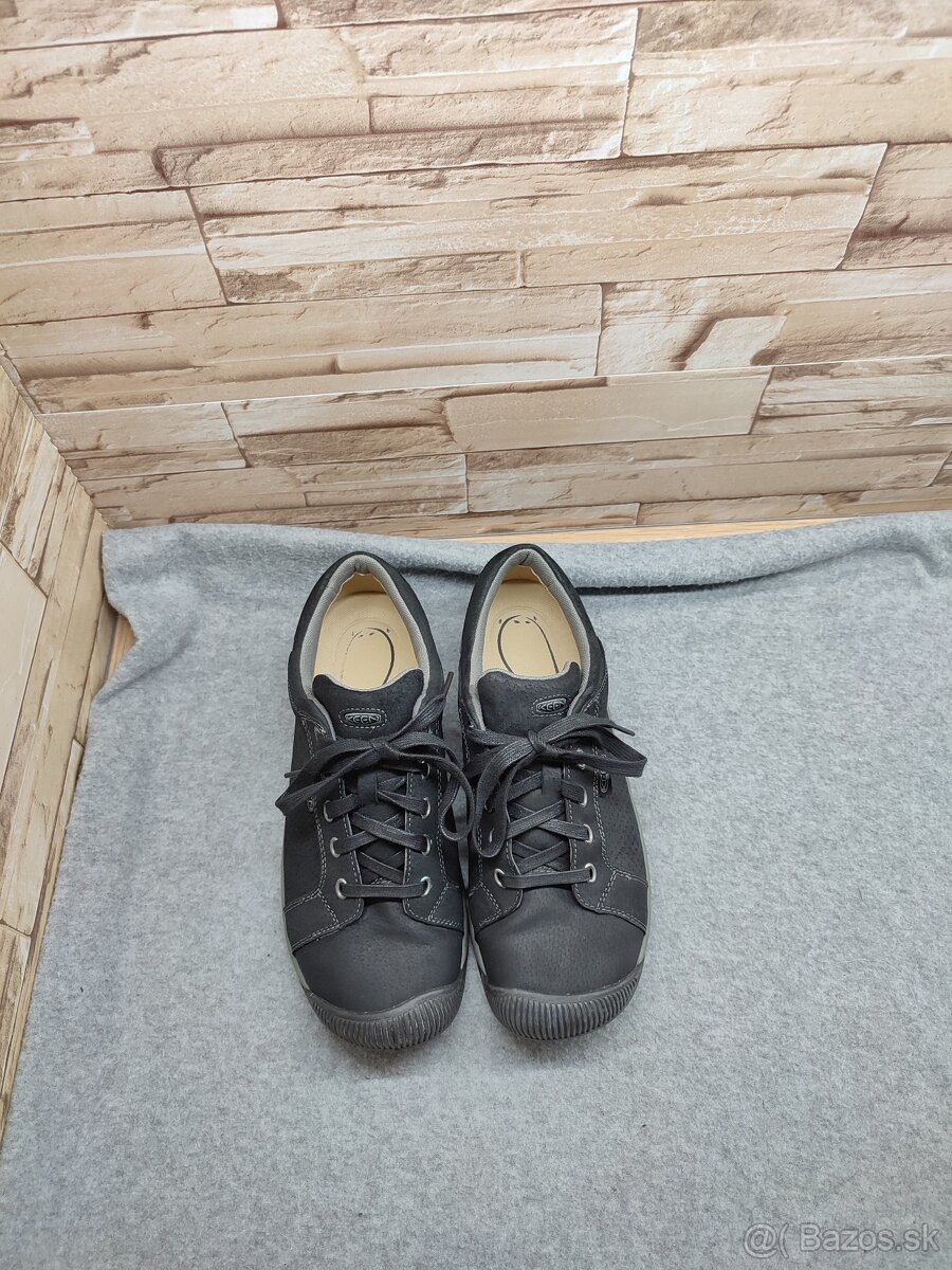 Keen 40 - kožené čierne topánky - 6