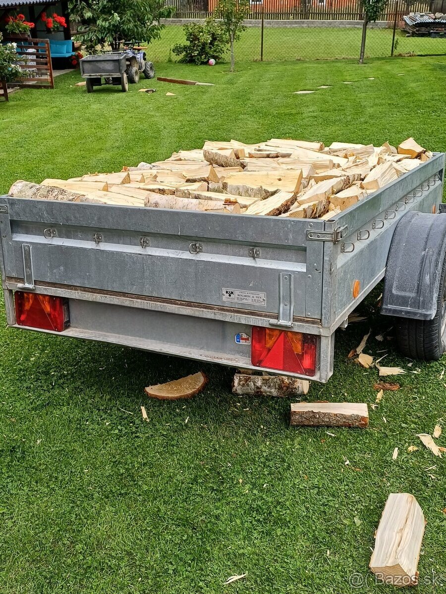 Štiepané palivové drevo breza - 6