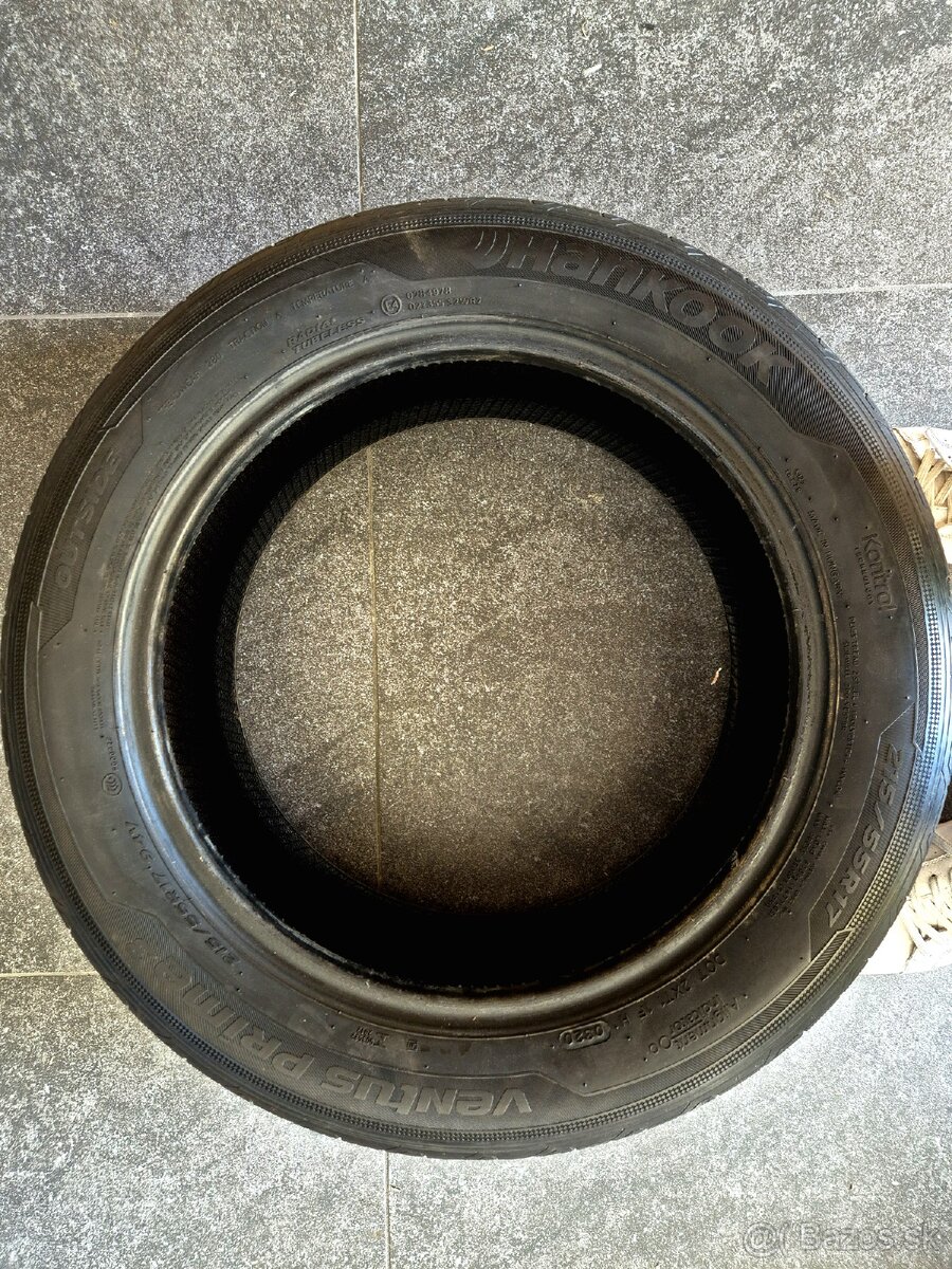 215 55 R17 Letne HANKOOK VENTUS PRIME - 6