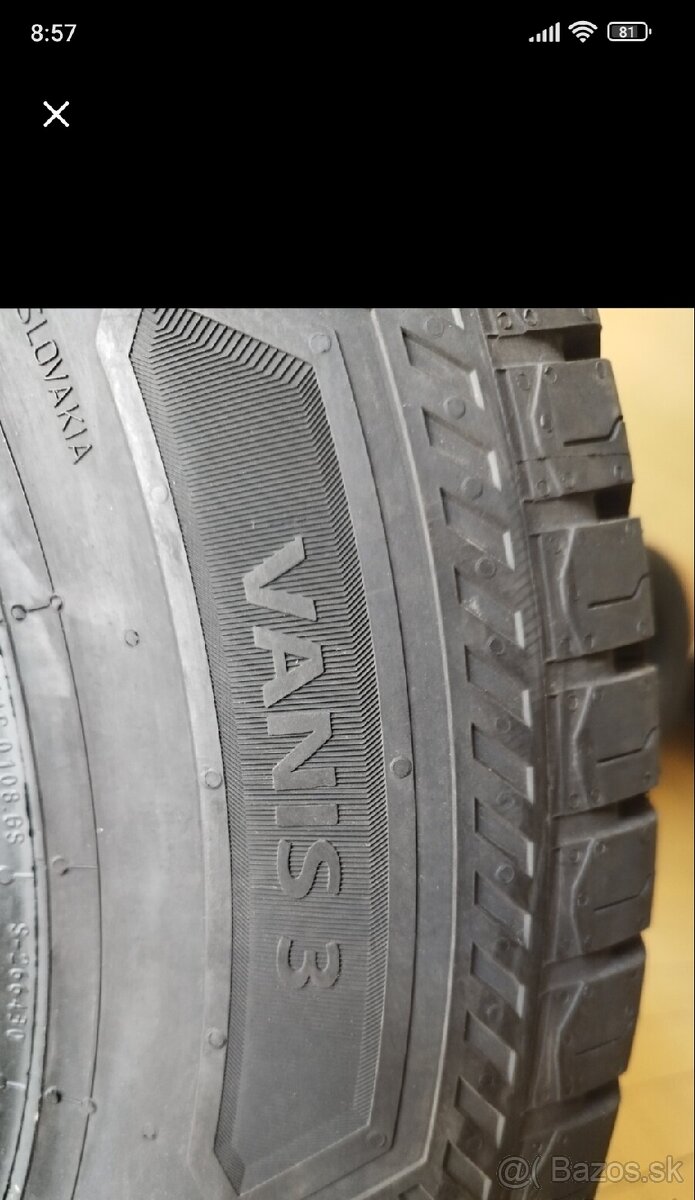 letne pneumatiky 215/65 r16C vw transporter - 6