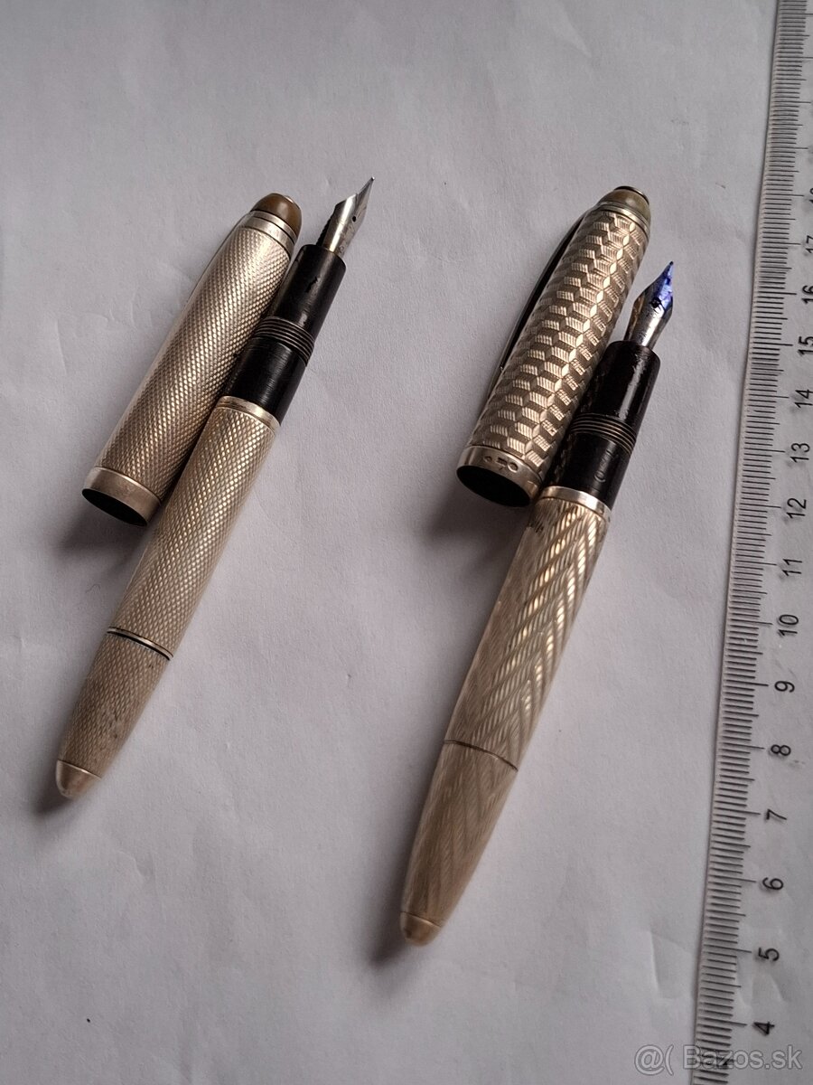 Strieborné plniace perá - 6