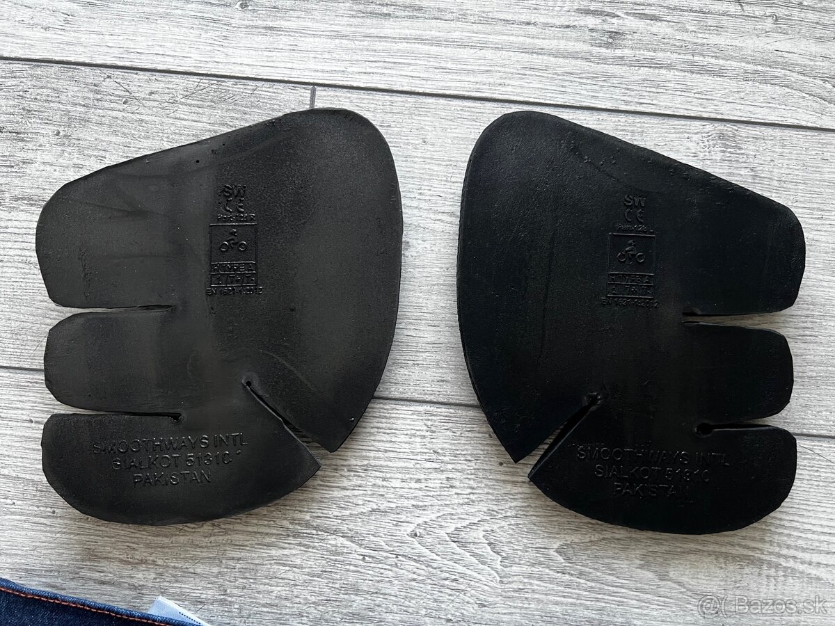 Oxford Pánske rifle Slim 2 Years Aged Modré 32 (D) - 6