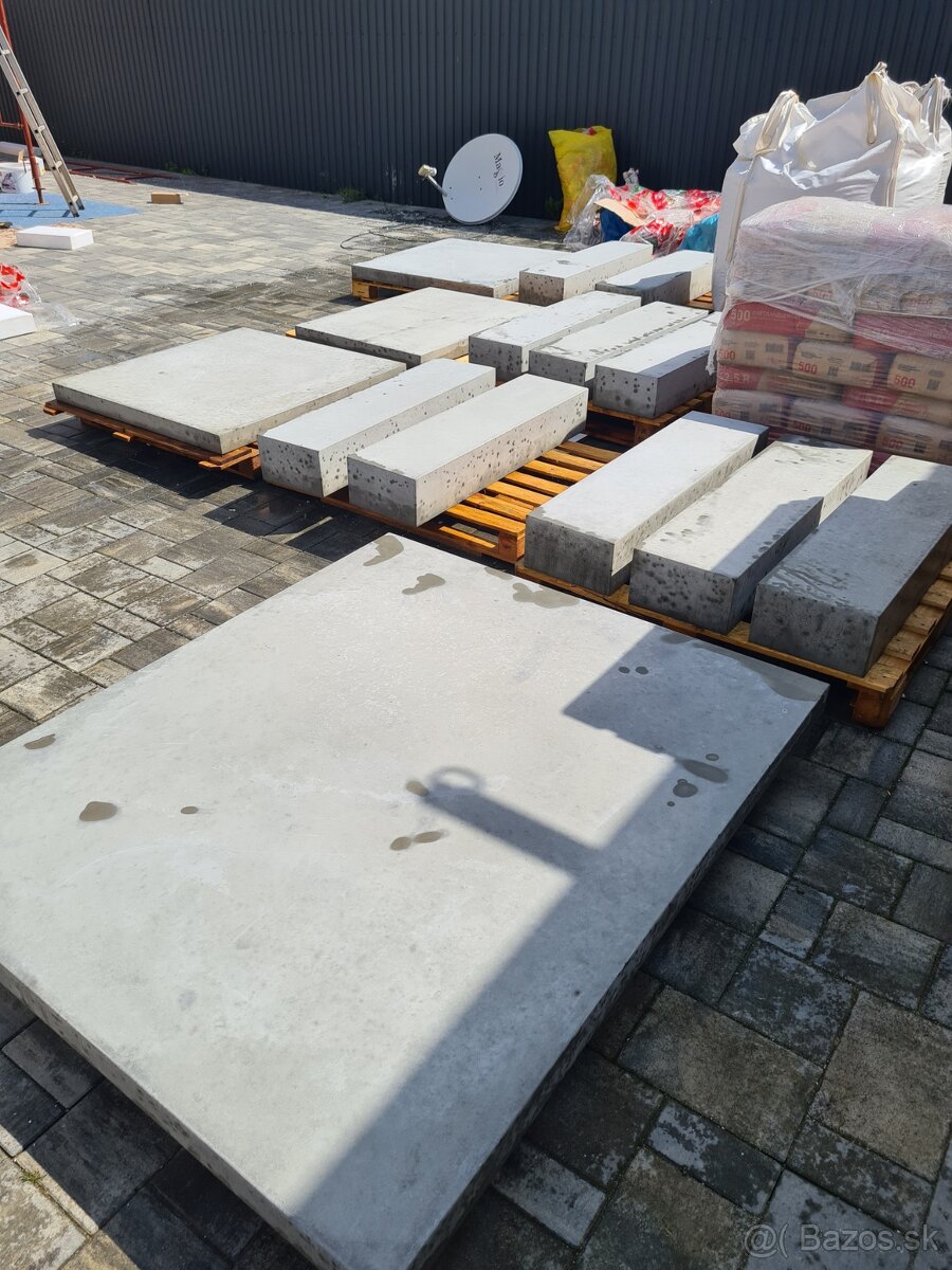 Betónové dielce Schody stupnice - 6