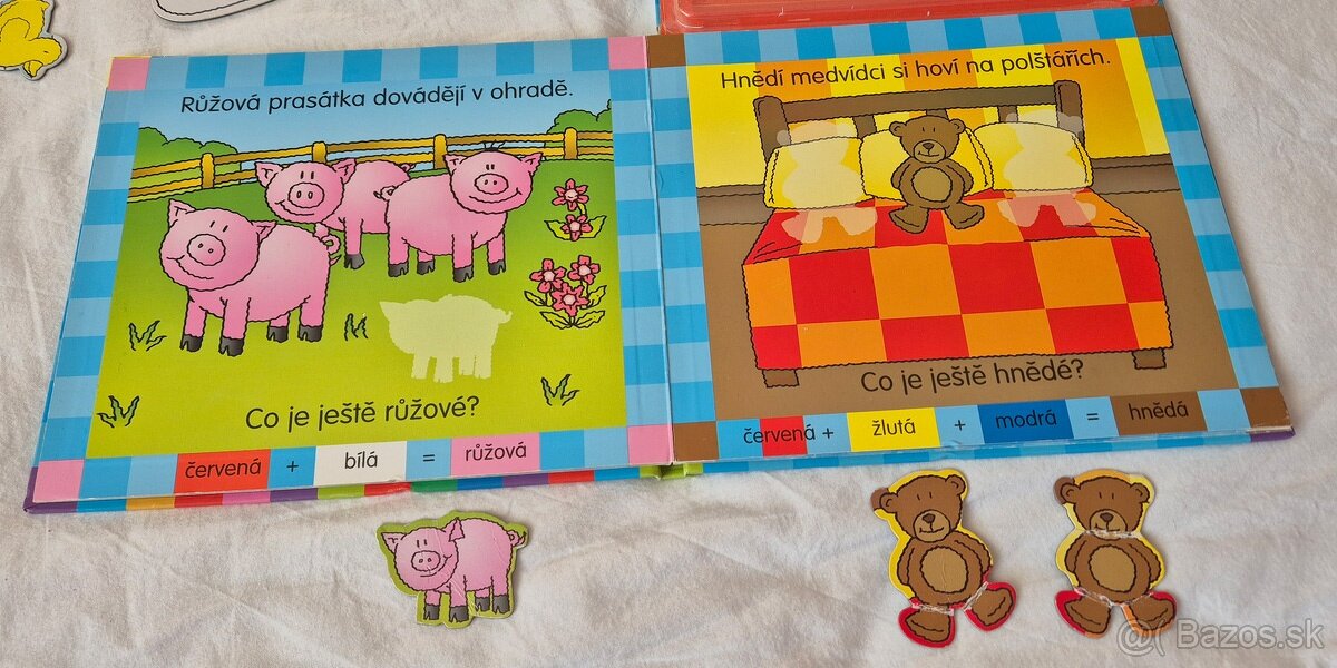 Magnetická knižka Barvy a Magnetická hra Autá - 6