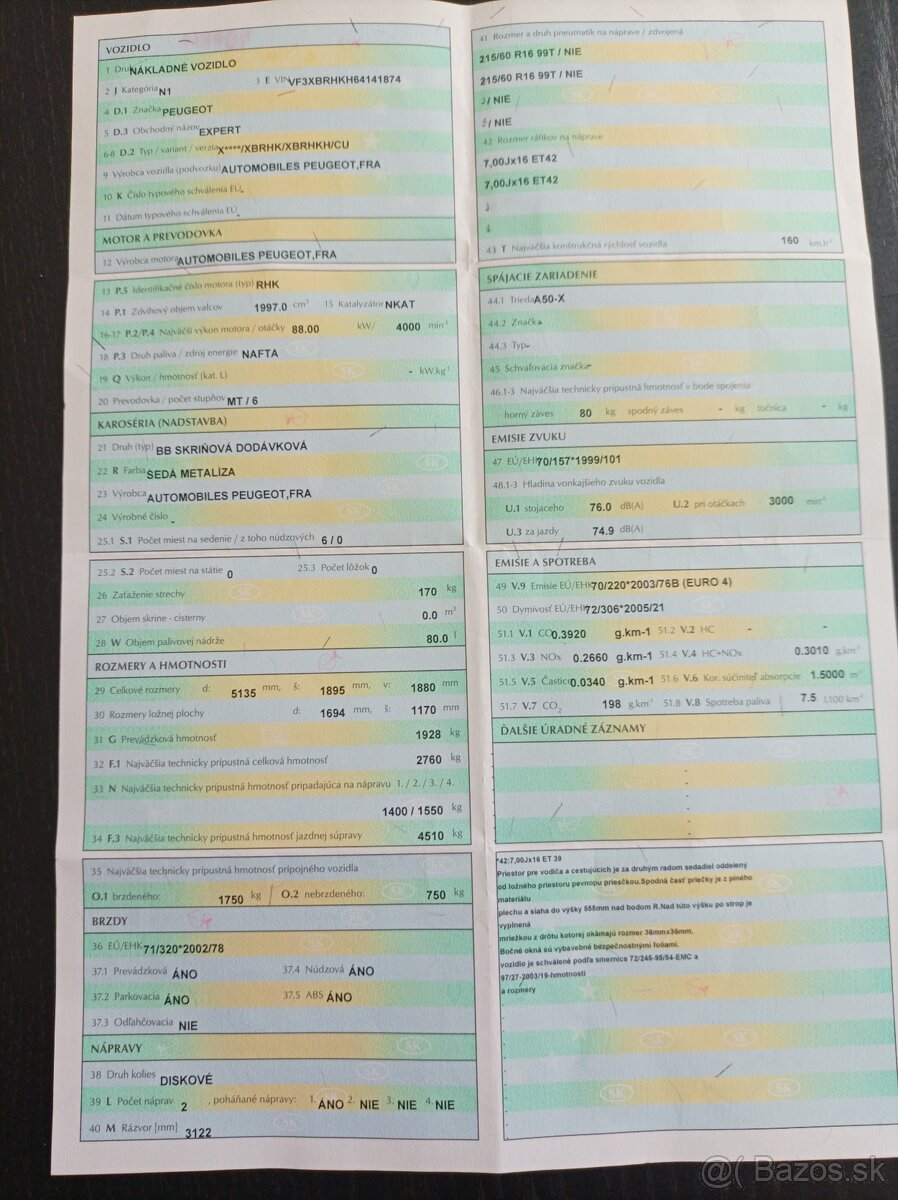 Predám Peugeot expert - 6