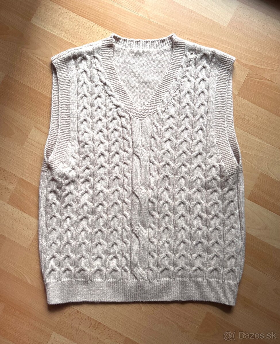 Dámska pletená vesta - 6