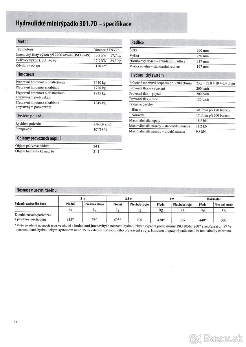 Hydraulické minirýpadlo Caterpillar - 6