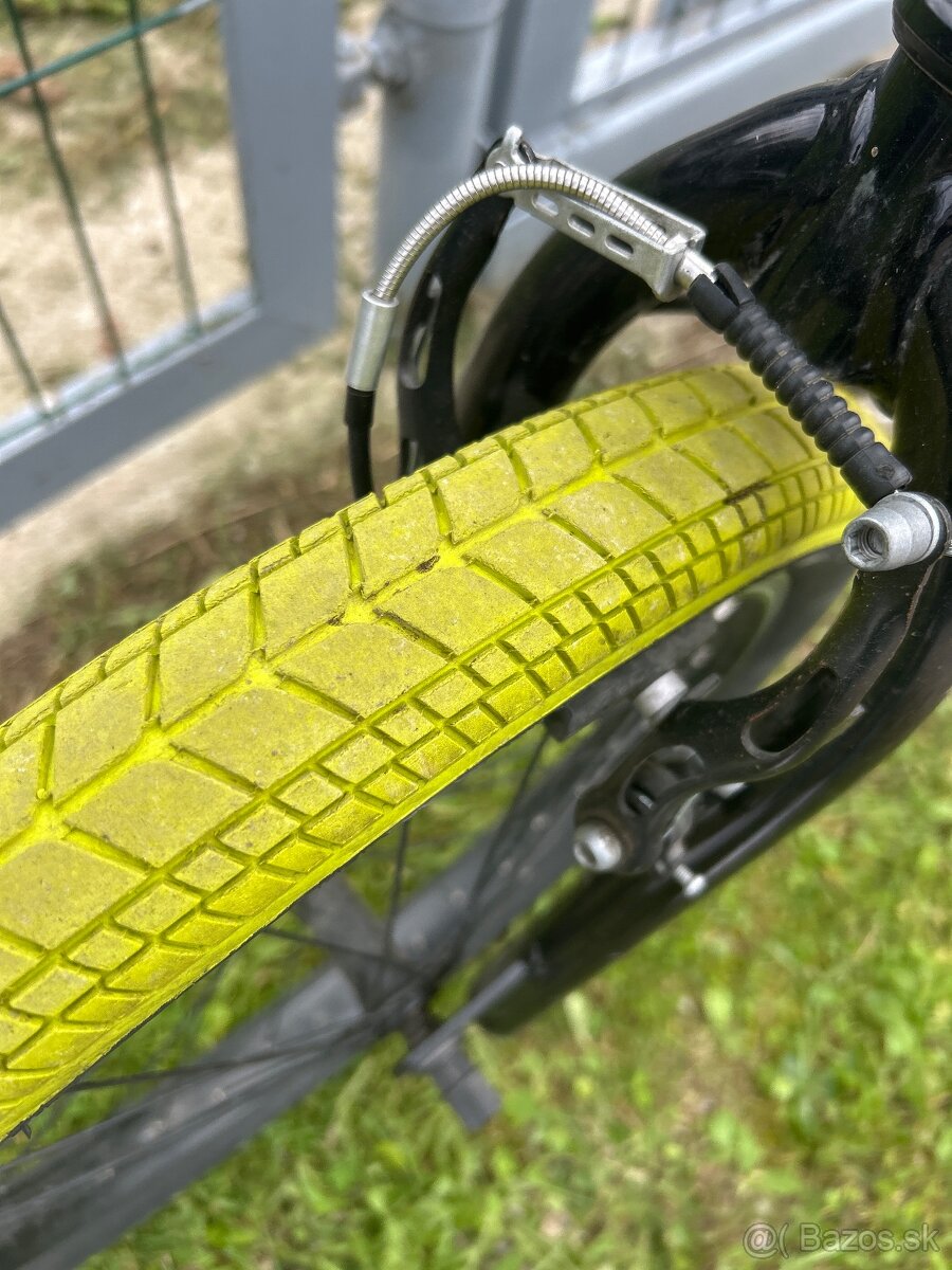 Predám bmx wipe green - 6