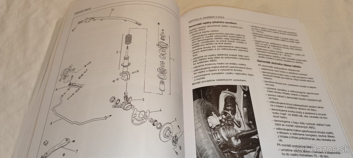 Daewoo MATIZ - příručka na opravy a údržbu - manuál - 6
