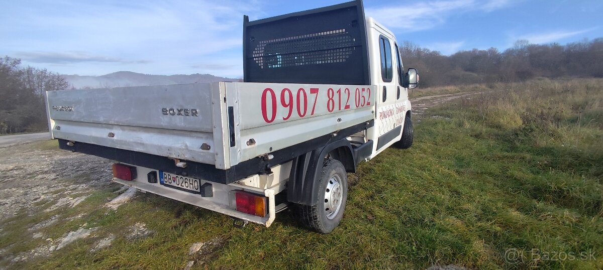 Peugeot Boxer valník 7 miestny ,korba - 6