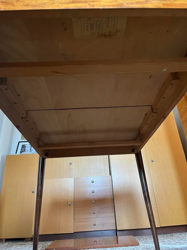 Retro rozkladací jedálenský stôl - 6