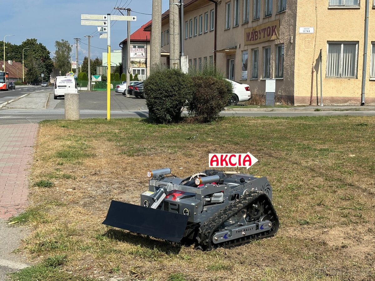 Mulčovacia Kosačka na diaľkové ovládanie+odhŕňanie snehu - 6