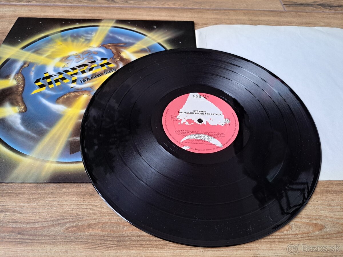 Lp STRYPER - The Yellow and Black Attack - 6