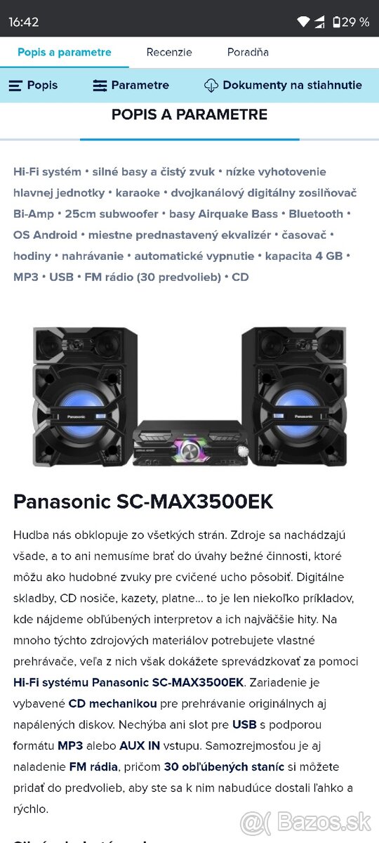 Panasonic Max 3500 - 6