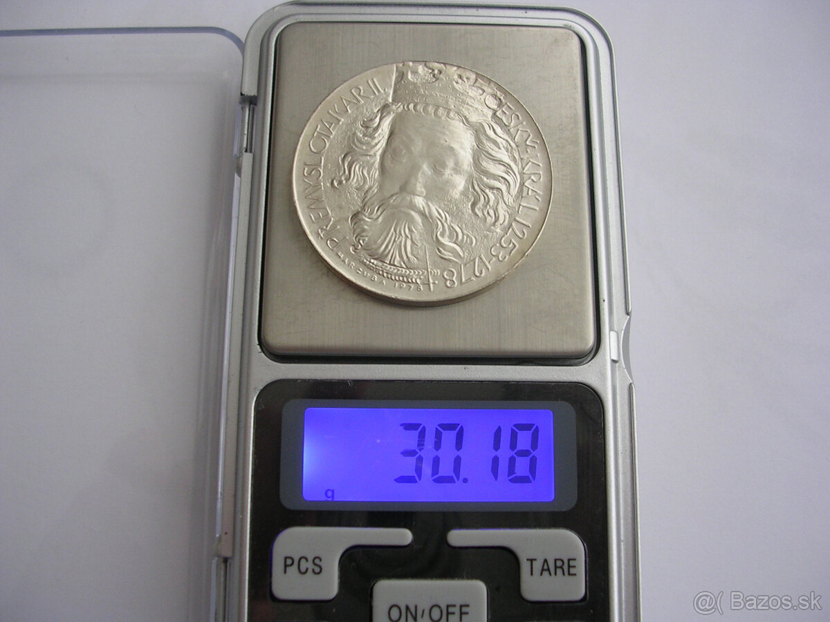 AR Medaila 1978 - Přemysl Otakar II. - autor J.Harcuba - 6