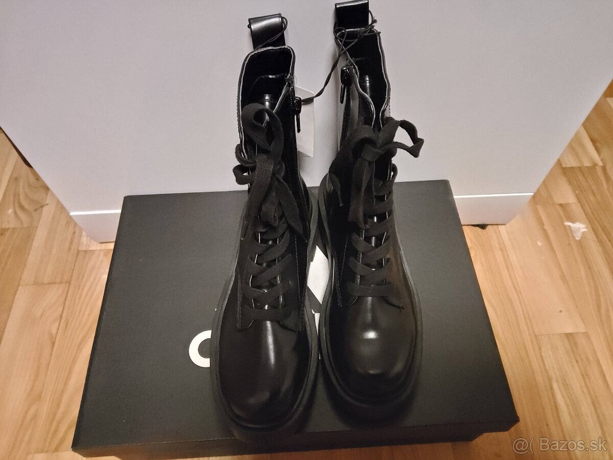 Nové nenosené Vyššie topanky na Zimu H&M č.36 - 12 Eur - 6