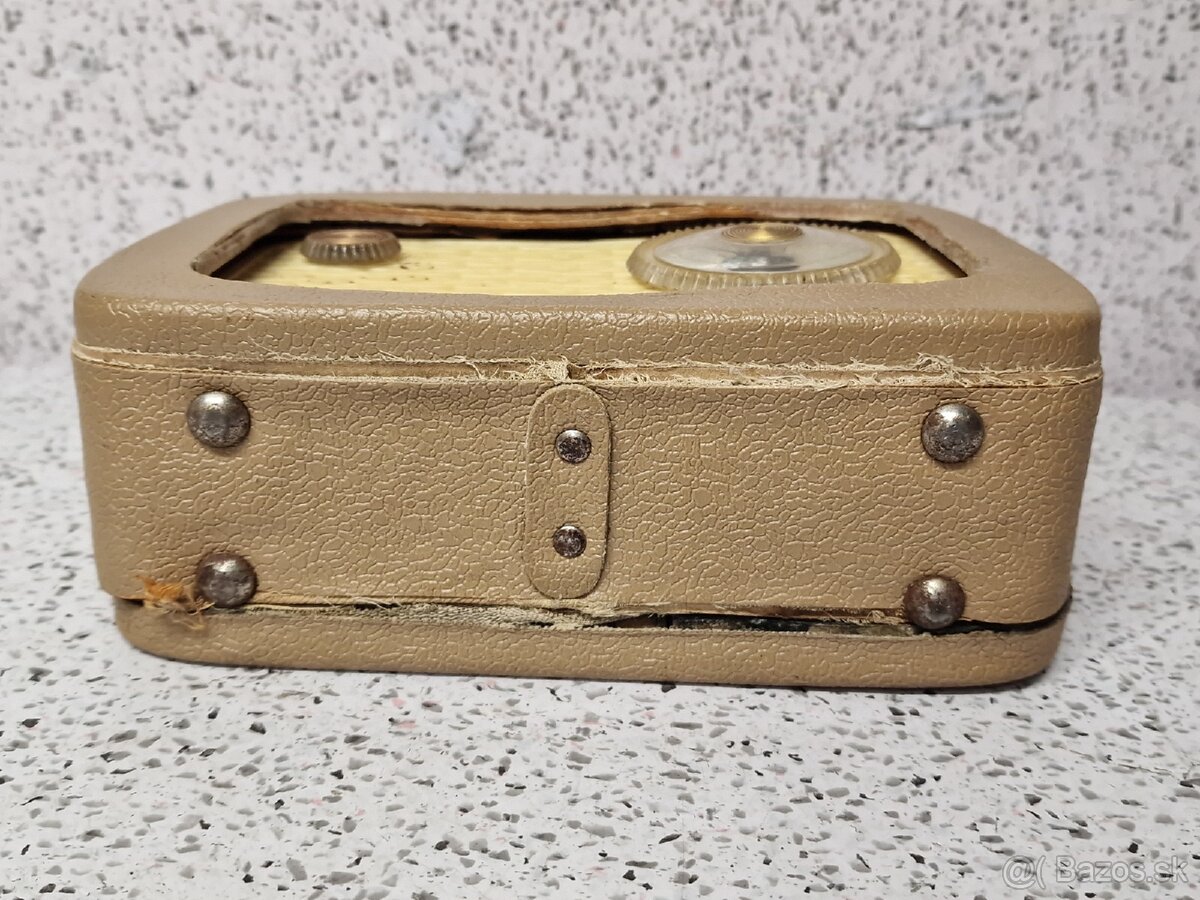 Tesla T 2800 B-2 / Radio Mír ☆ starožitné kabelkové radio - 6
