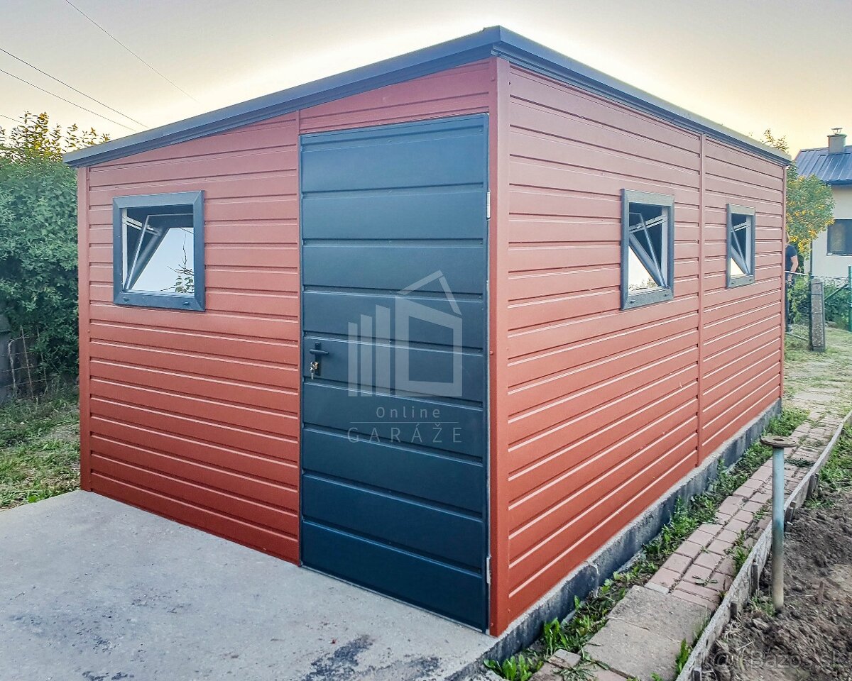 Záhradný domček imitácia dreva, DOVEZIEME POSTAVÍME ZADARMO - 6