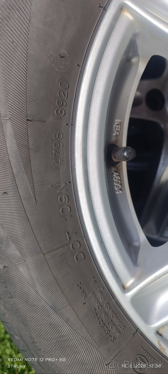 15" disky 5x114,3 + pneumatiky - 6