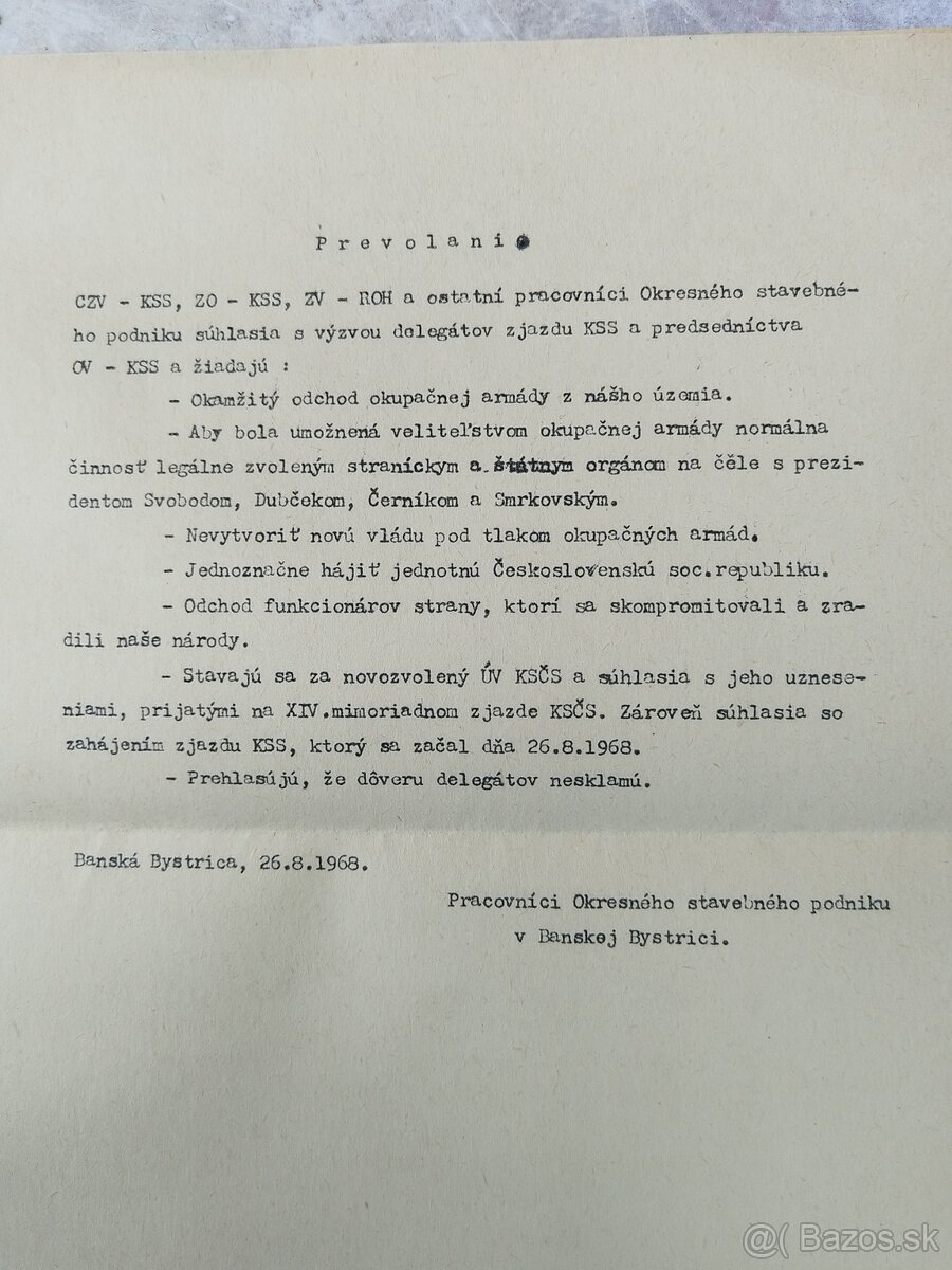 1968 dobový letáčik - 6