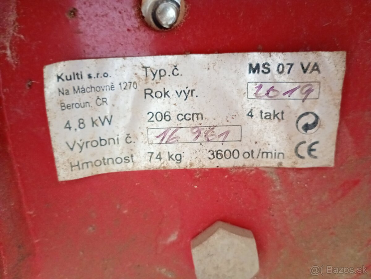 Predám kultivátor Mountfield MS 07 VA - 6