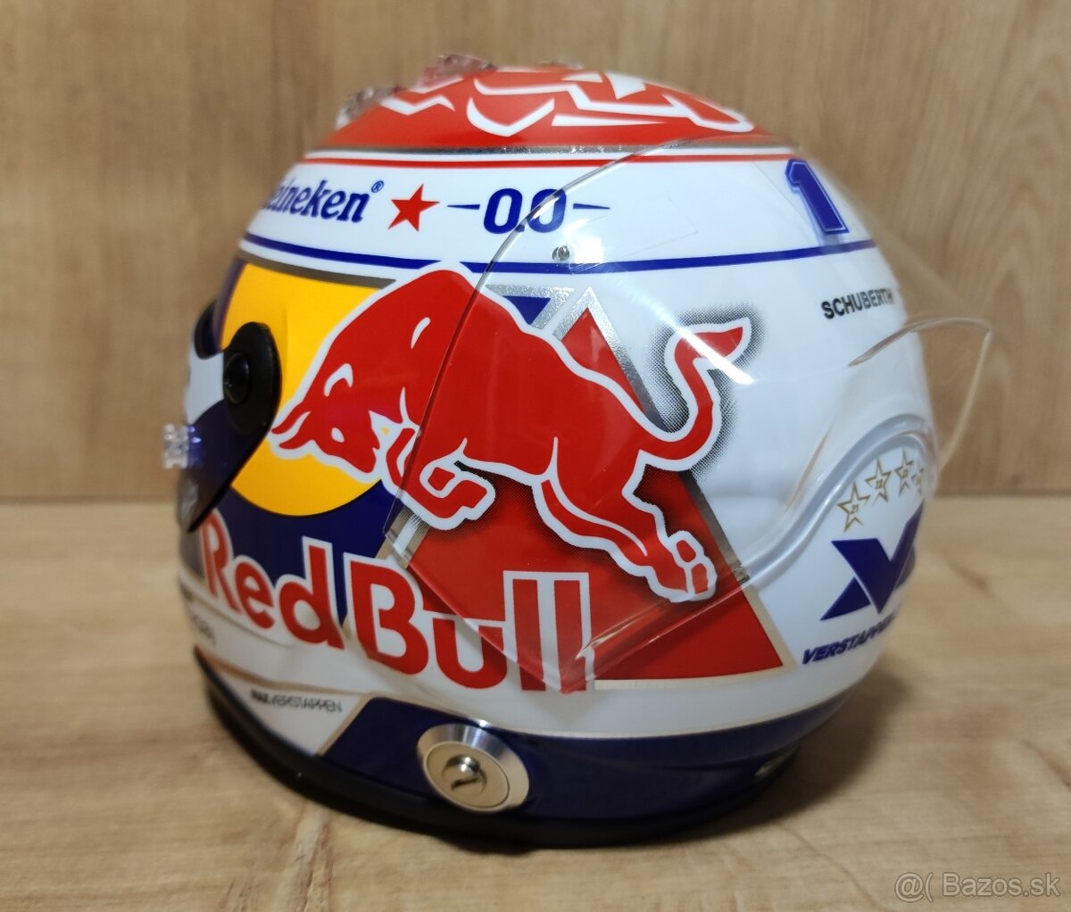 Max Verstappen - 2025 sezonna helma 1:2 + podpis karta - 6