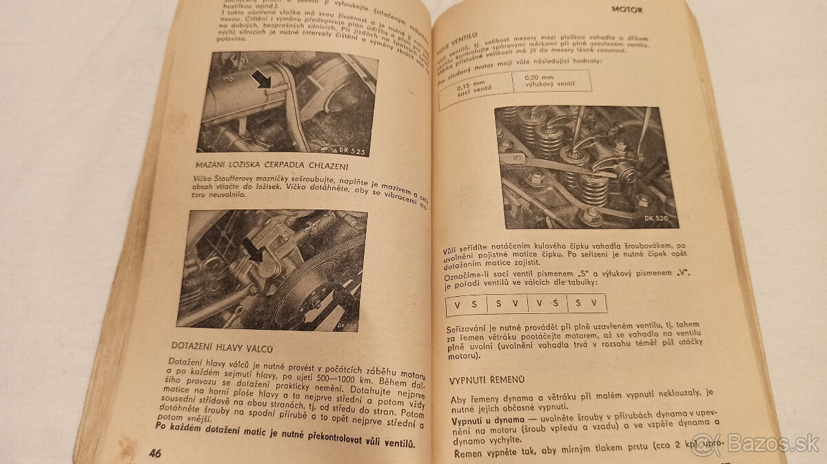 Škoda 1000 MB - návod k obsluze a údržbě příručka Š1000 - 6
