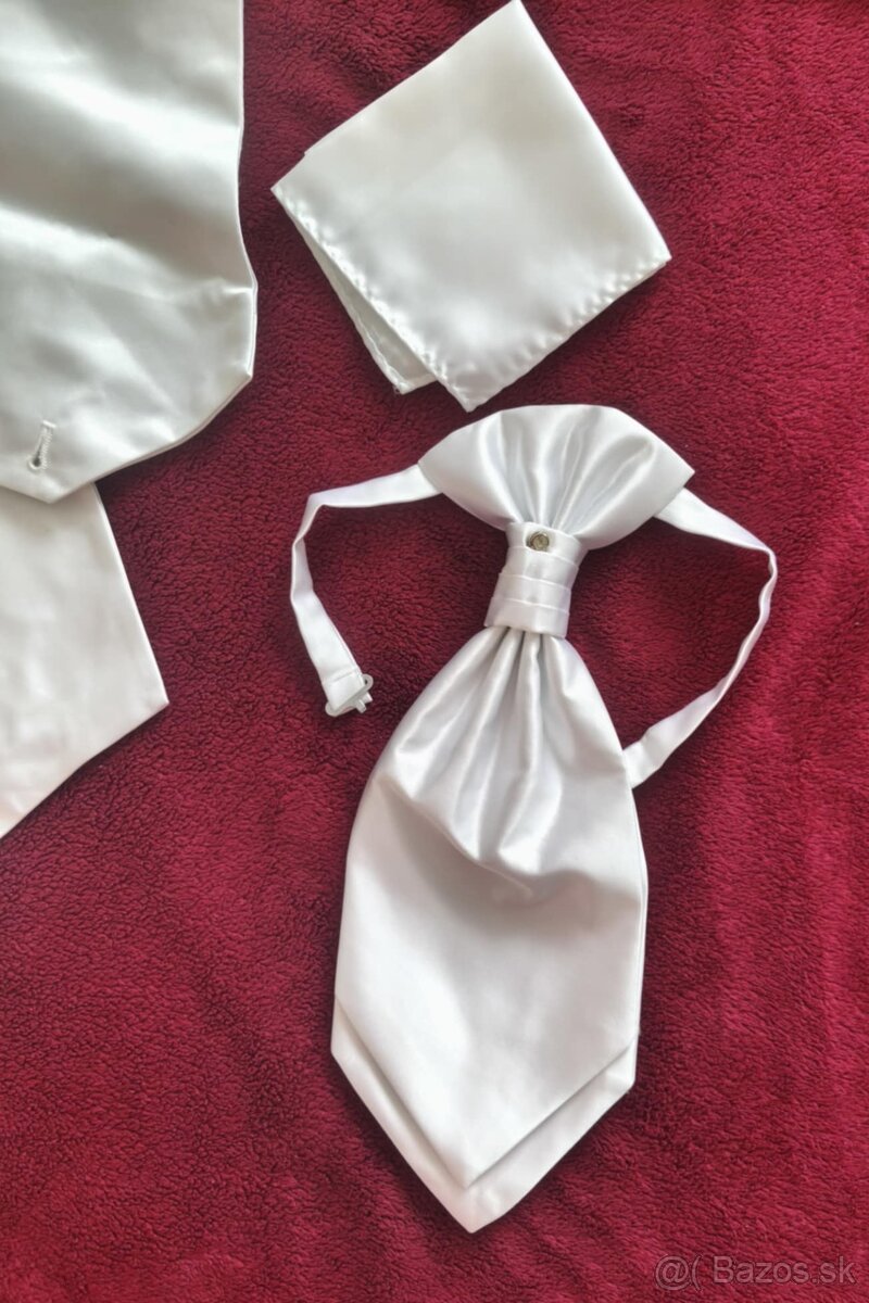 Svadobná vesta s kravatou - 6