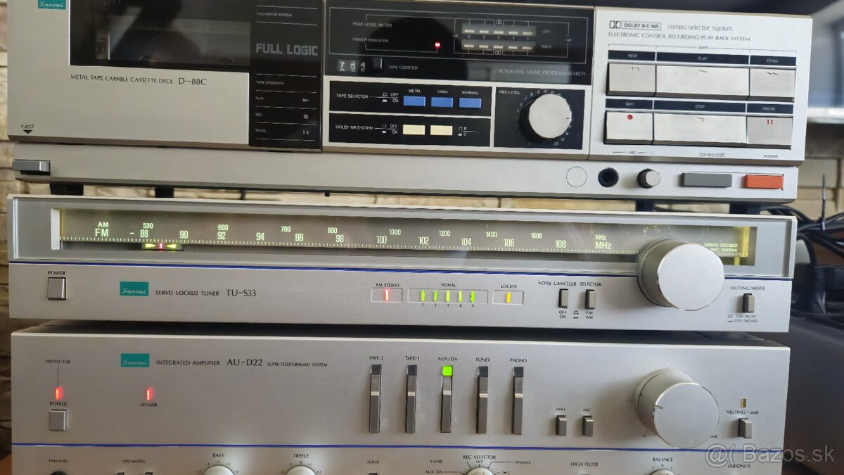Sansui AU-D22, TU-S33, D-80C - 6