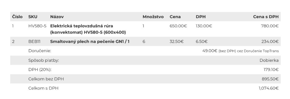 Elektrická teplovzdušná rúra (konvektomat) HV580-5 - 6