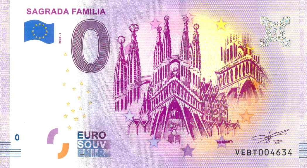 0 € suvenírové bankovky - 6