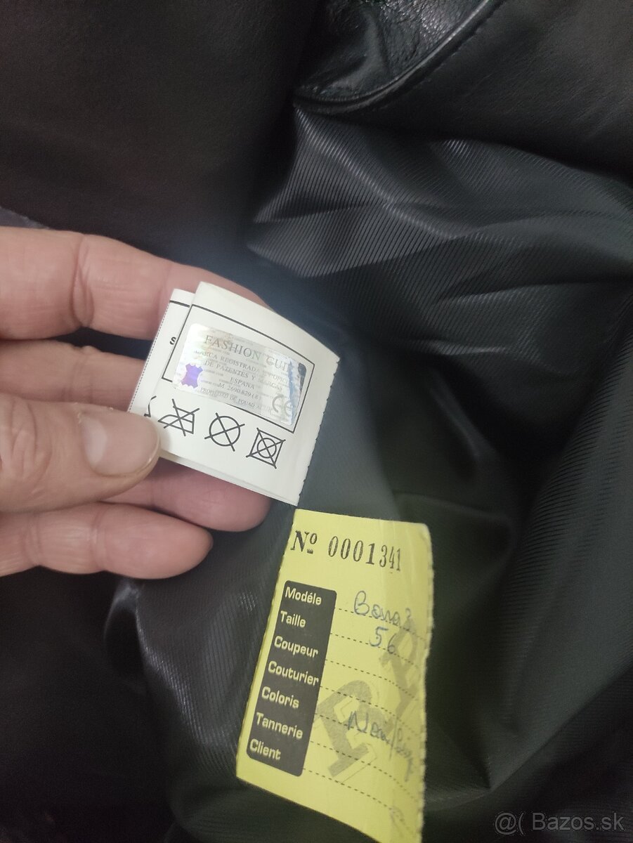 Exkluzívna kožená bunda, veľkosť 54-57 - 6