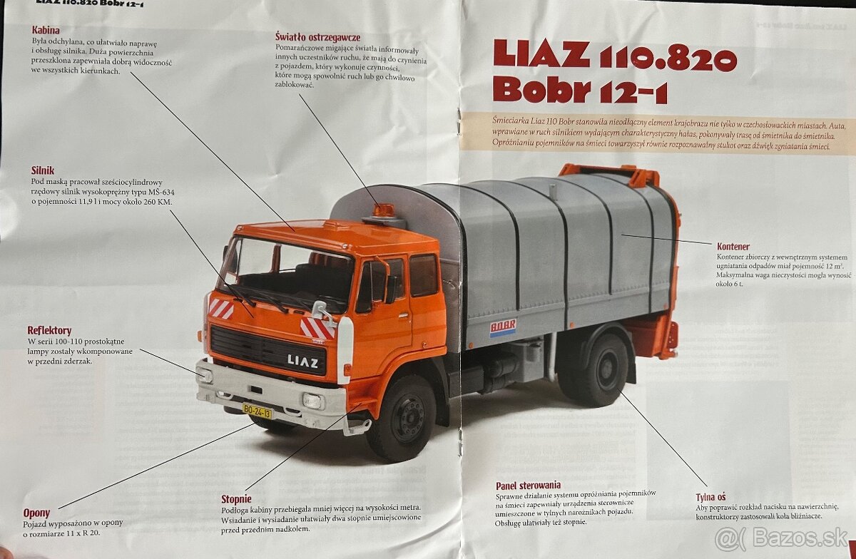 LIAZ 110.820 BOBR 12-1 1/43 DeaGostini - 6