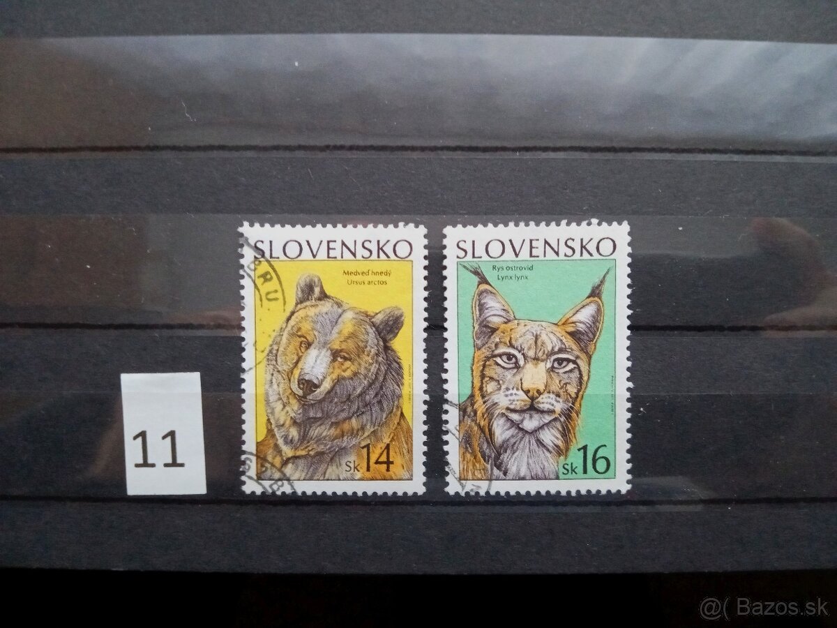 Poštové známky č.485 - SLOVENSKO - 20 ks sérií - 6