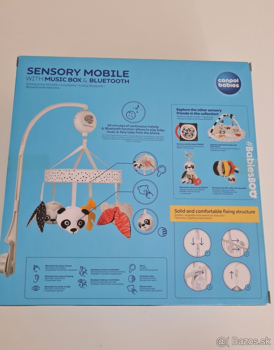 Kolotoč nad postieľkou s melódiami Canpol - 6