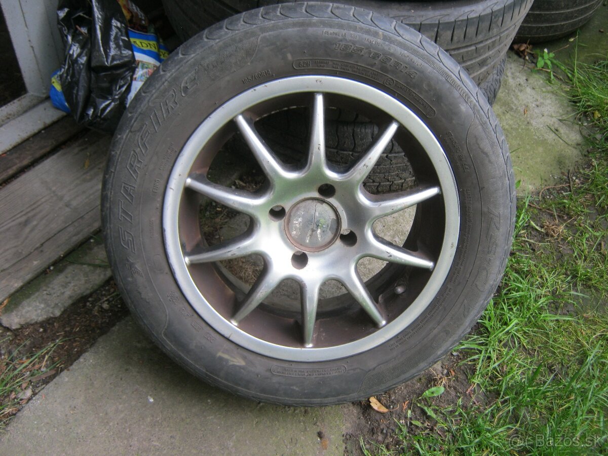 elektrony 4x100/R14 s pneu - 6