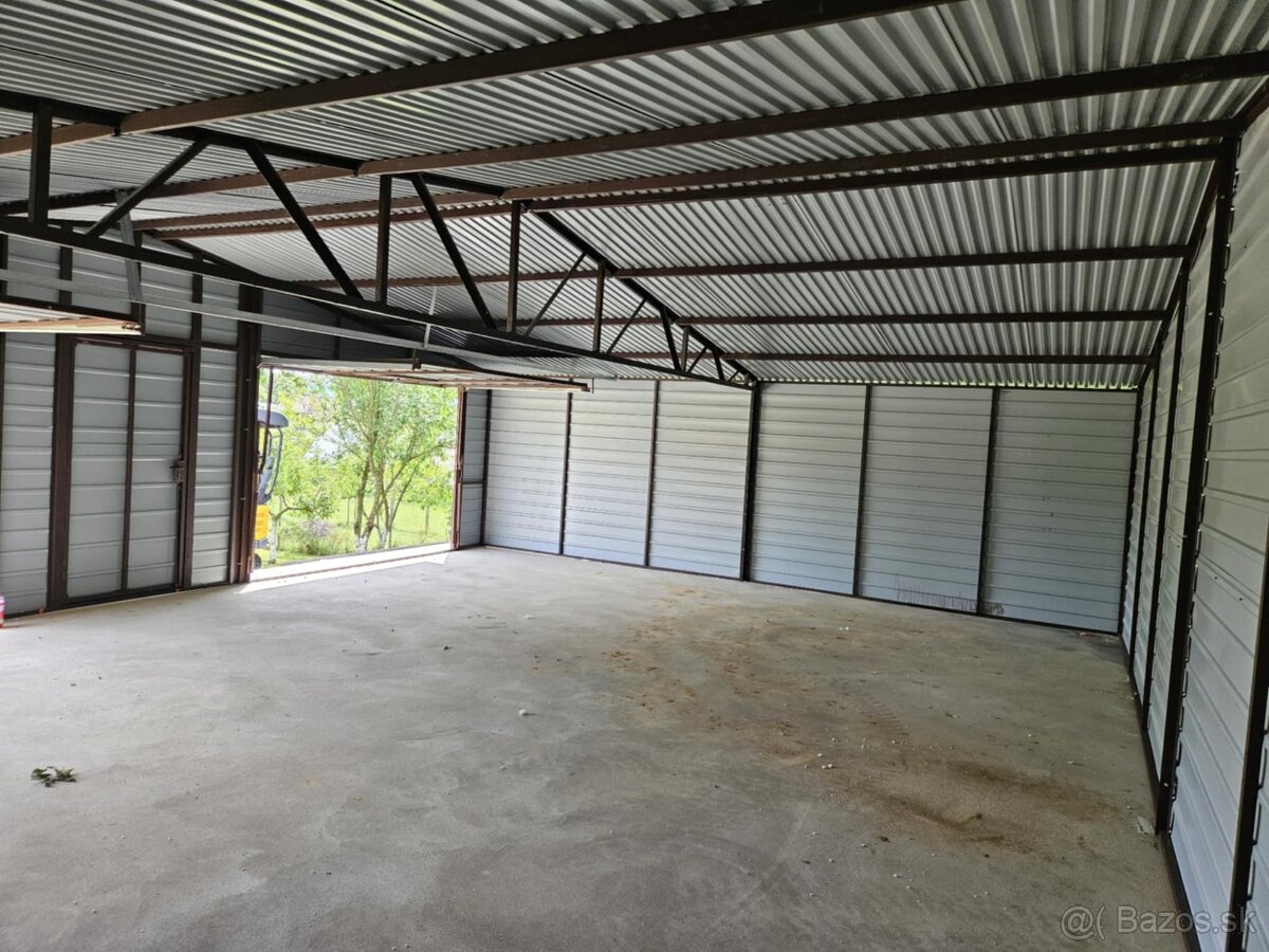 Nová plechová dvojgaraž - 6